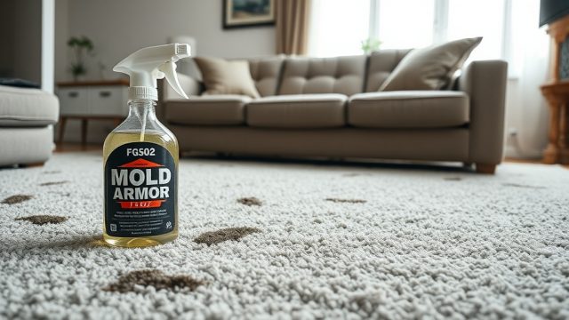How to Clean Mold from Carpet with Mold Armor FG502