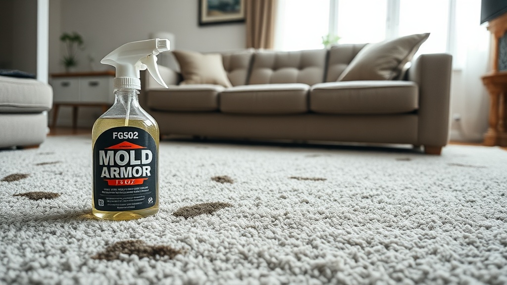 How to Clean Mold from Carpet with Mold Armor FG502