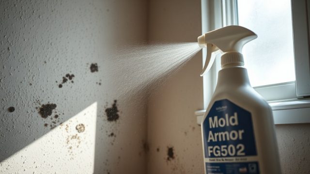 How to Remove Mold from Drywall with Mold Armor FG502: A Step-by-Step Guide